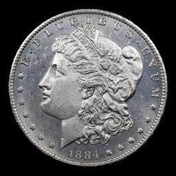 1884-o Morgan Dollar $1 Grades Choice Unc+ PL