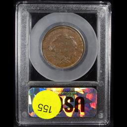 ***Auction Highlight*** 1823 Restrike Coronet Head Large Cent 1c Graded GEM+ Unc BN By USCG (fc)