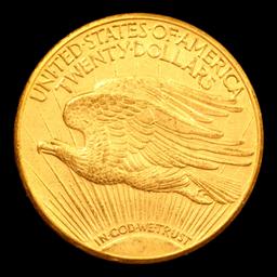 ***Auction Highlight*** 1913-d Saint-Gaudens $20 Gold Double Eagle Graded au58 By SEGS (fc)