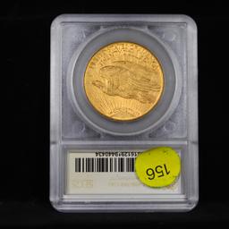 ***Auction Highlight*** 1913-d Saint-Gaudens $20 Gold Double Eagle Graded au58 By SEGS (fc)