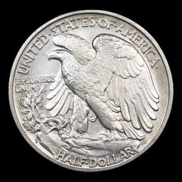 ***Auction Highlight*** 1938-d Walking Liberty Half Dollar 50c Graded ms65 By SEGS (fc)