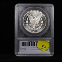 ***Auction Highlight*** 1890-s TOP POP! Morgan Dollar $1 Graded ms65 DMPL By SEGS (fc)