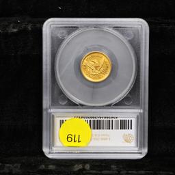 ***Auction Highlight*** 1846-d Dahlonega Gold Liberty Quarter Eagle $2 1/2 Graded ms62 Details By SE