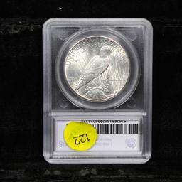 ***Auction Highlight*** 1928-p Peace Dollar $1 Graded ms63 By SEGS (fc)