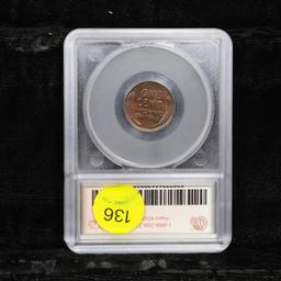 ***Auction Highlight*** 1924-s Near Top POP Lincoln Cent 1c Graded ms65+ bn By SEGS (fc)