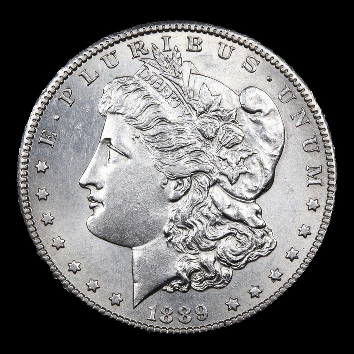 ***Auction Highlight*** 1889-cc Morgan Dollar $1 Graded Select Unc By USCG (fc)