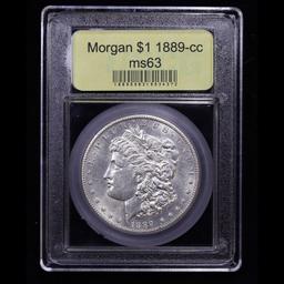 ***Auction Highlight*** 1889-cc Morgan Dollar $1 Graded Select Unc By USCG (fc)