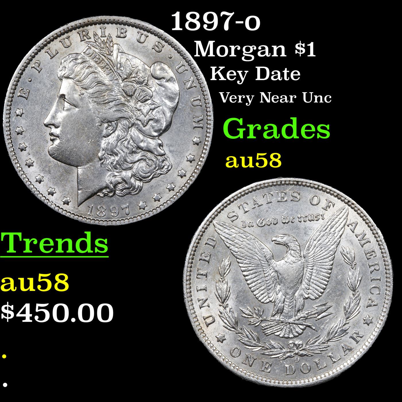 1897-o Morgan Dollar $1 Grades Choice AU/BU Slider