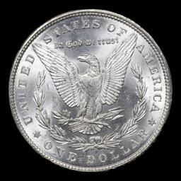 1889-p Morgan Dollar $1 Grades Choice+ Unc