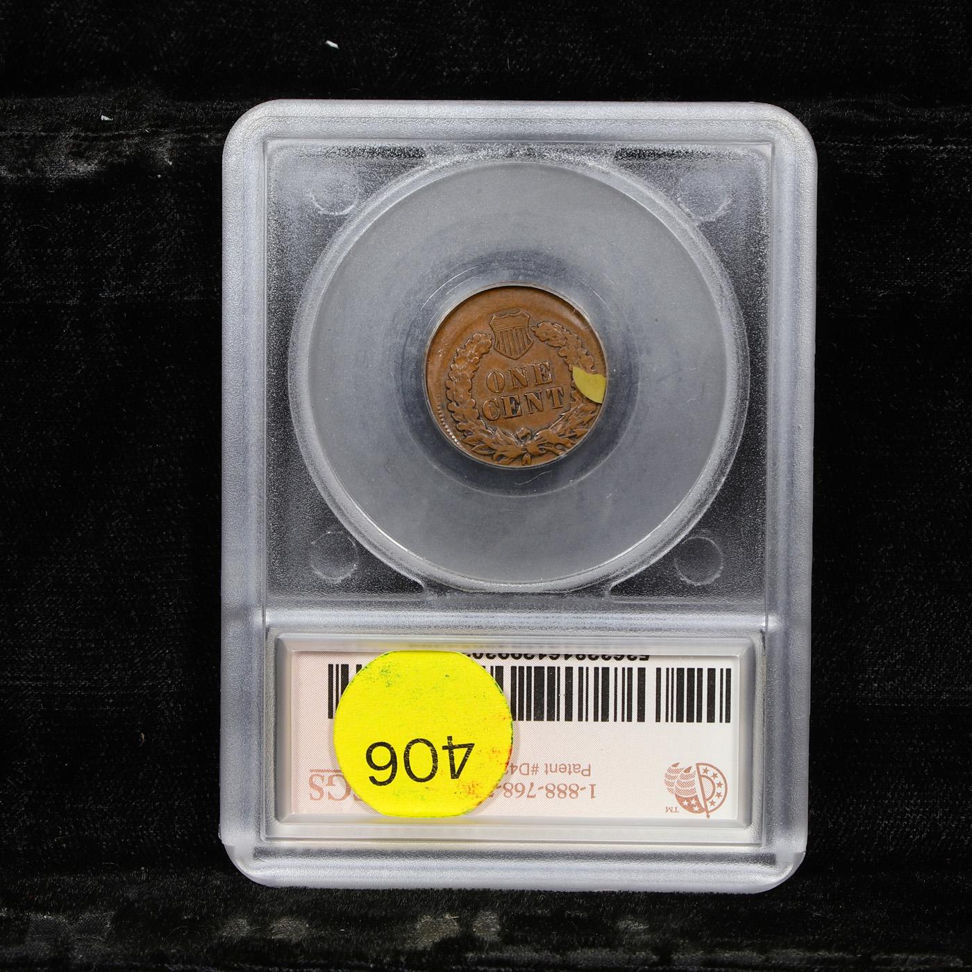 ***Auction Highlight*** 1895 Mint error Indian Cent 1c Graded vf30 By SEGS (fc)