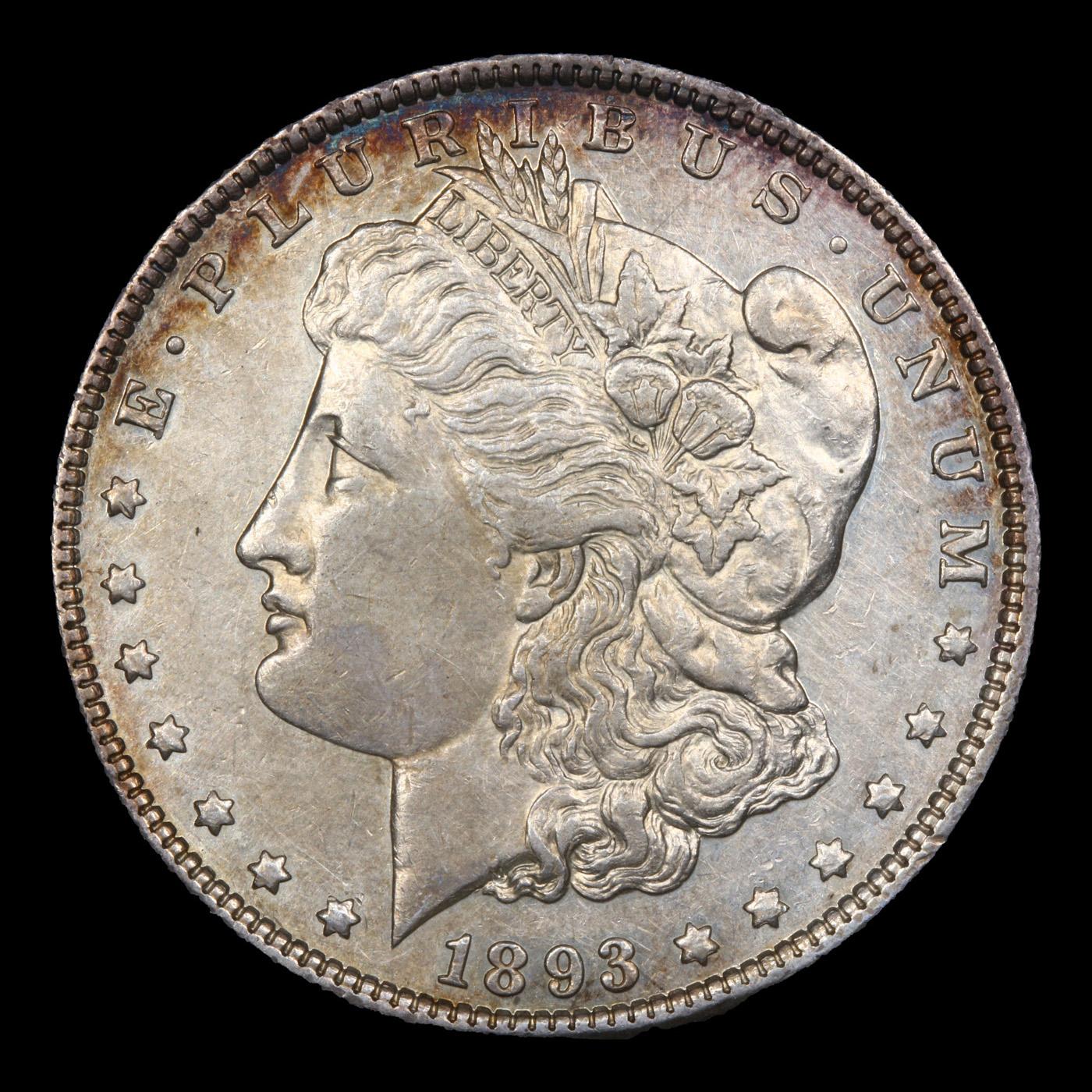 ***Auction Highlight*** 1893-p Top 100 vam 4 Morgan Dollar $1 Graded au58 PL Details By SEGS (fc)