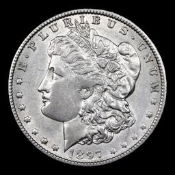 1897-o Morgan Dollar $1 Grades Choice AU/BU Slider