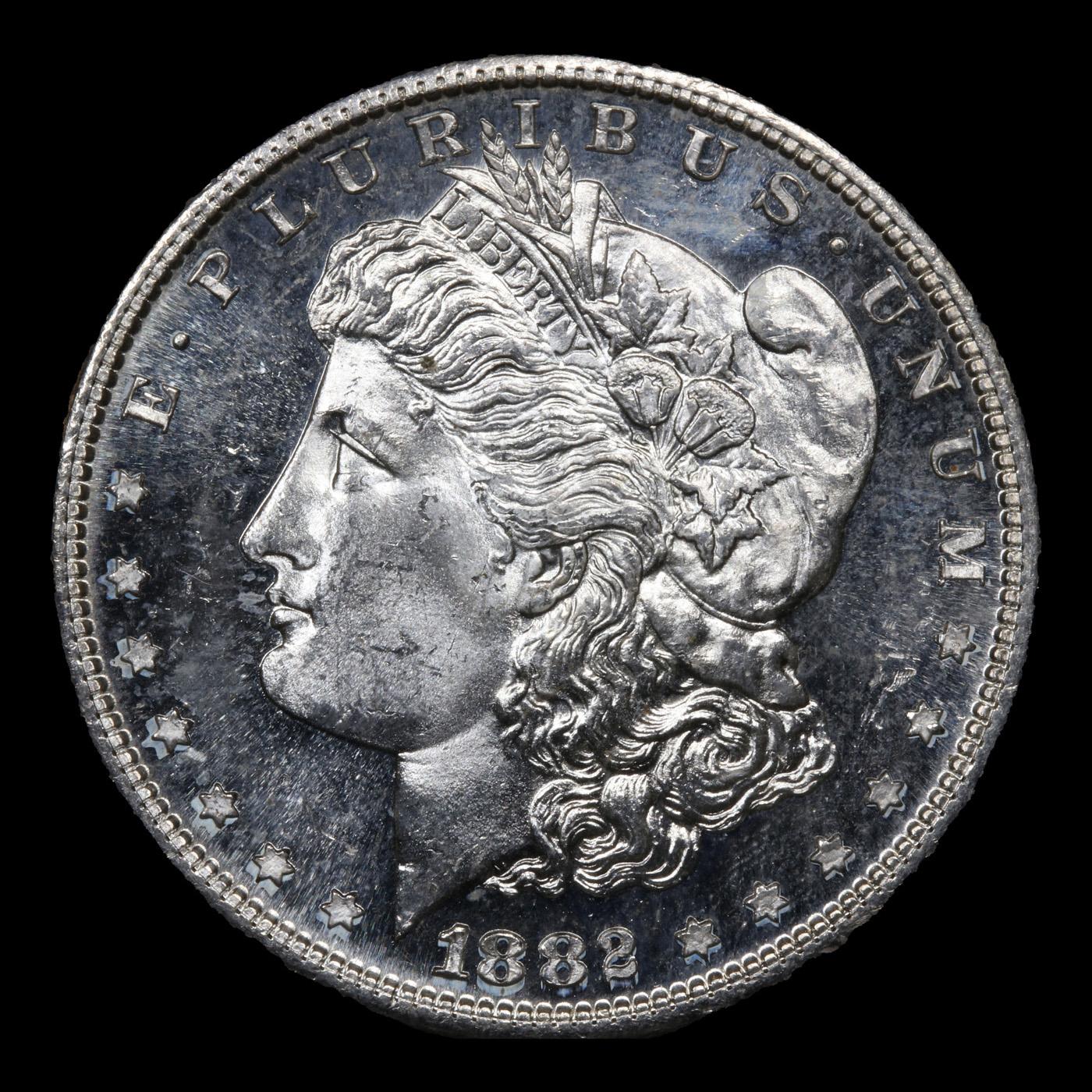 ***Auction Highlight*** 1882-s TOP POP! Morgan Dollar $1 Graded ms66 dmpl By SEGS (fc)