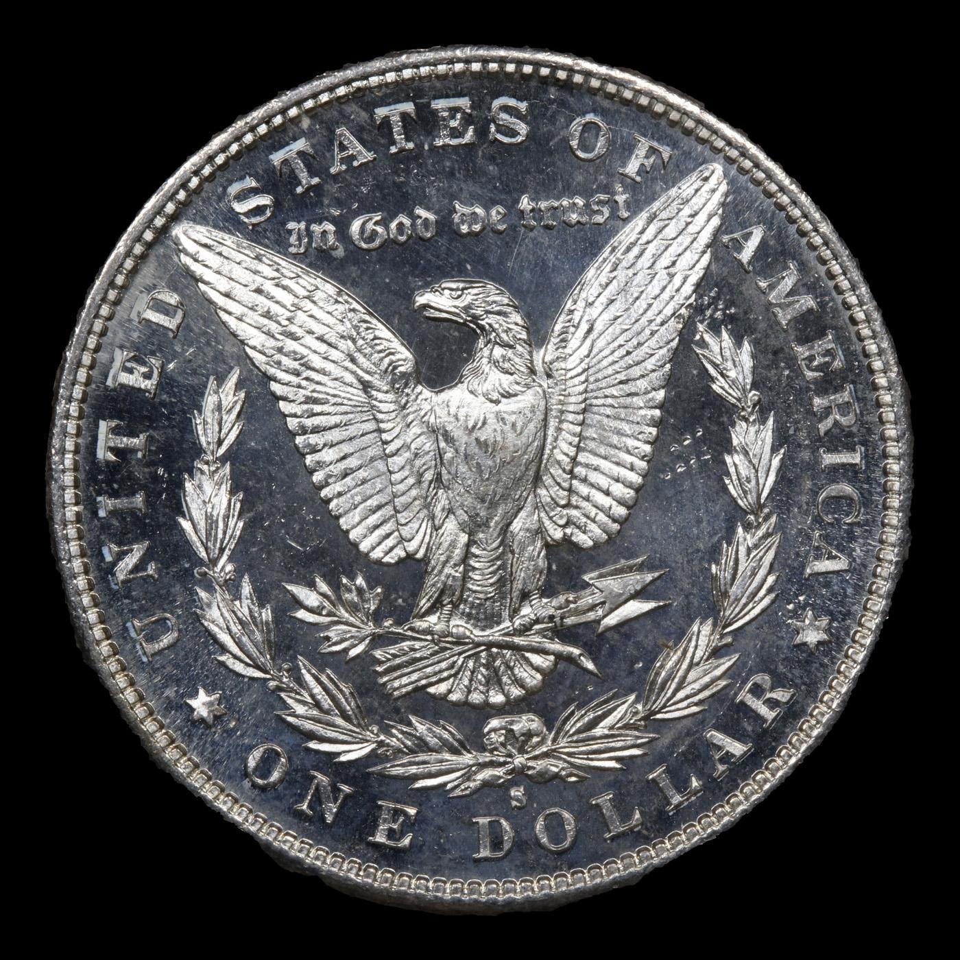 ***Auction Highlight*** 1882-s TOP POP! Morgan Dollar $1 Graded ms66 dmpl By SEGS (fc)