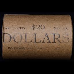 ***Auction Highlight*** Pre 1921 Morgan Silver Dollar $1 Roll 20 Coins Carson City Invest & Trust Co