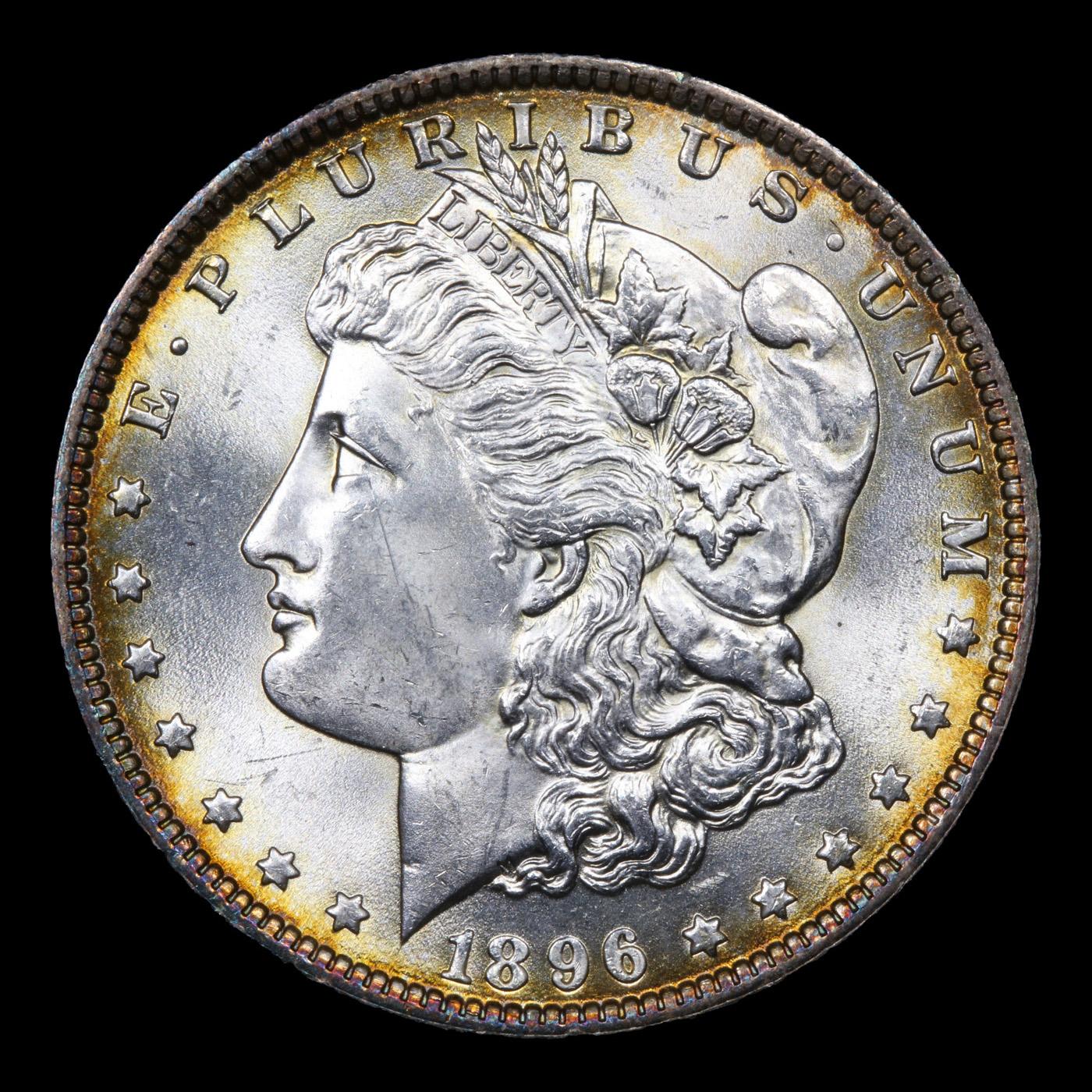 1896-p Morgan Dollar $1 Grades GEM+ Unc