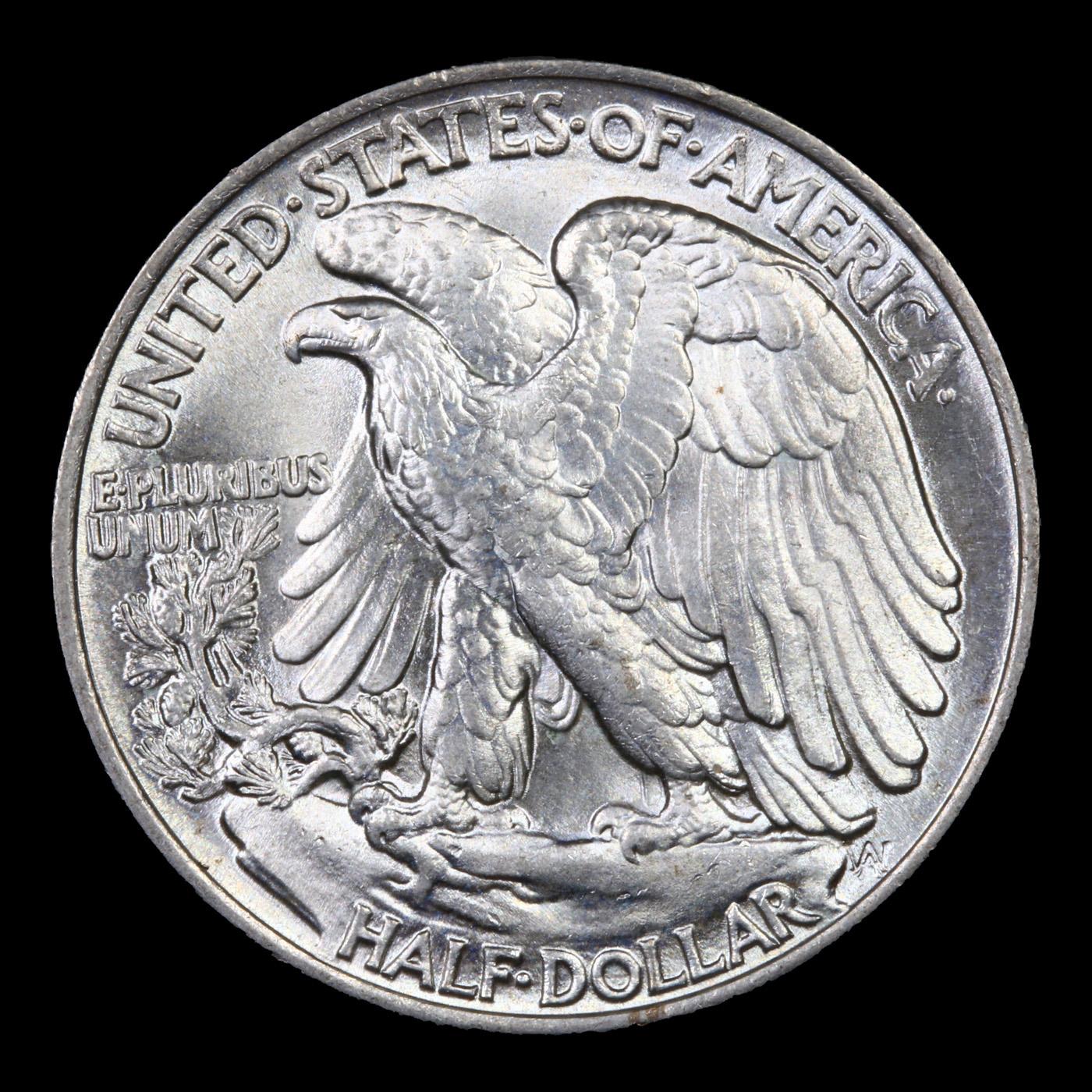 1946-p Walking Liberty Half Dollar 50c Grades Choice+ Unc