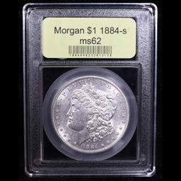 ***Auction Highlight*** 1884-s Morgan Dollar $1 Graded Select Unc By USCG (fc)