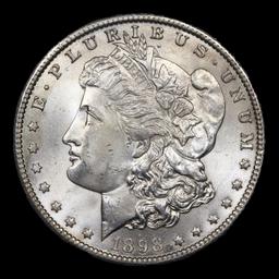 1898-o Morgan Dollar $1 Grades Choice+ Unc