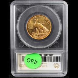 ***Auction Highlight*** 1914-s Near TOP POP! Gold Indian Eagle $10 Graded ms65+ By SEGS (fc)