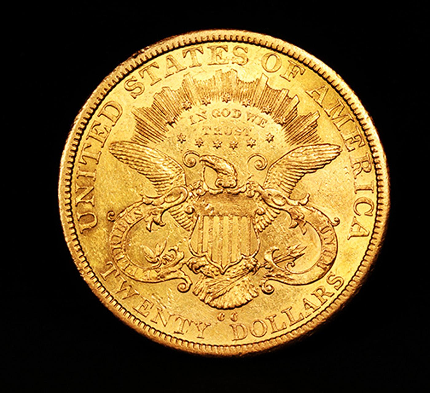 ***Auction Highlight*** 1878-cc Gold Liberty Double Eagle $20 Graded Choice AU By USCG (fc)