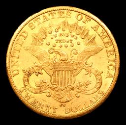 ***Auction Highlight*** 1883-cc Gold Liberty Double Eagle $20 Graded ms62 details By SEGS (fc)