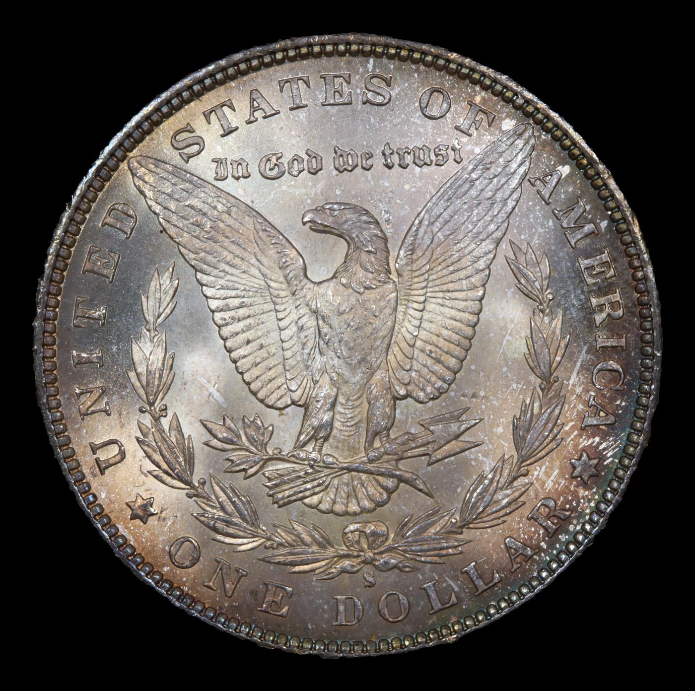 ***Auction Highlight*** 1880-s Near Top POP! Morgan Dollar $1 Graded ms68 By SEGS (fc)