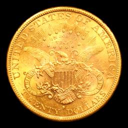 ***Auction Highlight*** 1883-s Near Top POP! Gold Liberty Double Eagle $20 Graded ms64 By SEGS (fc)