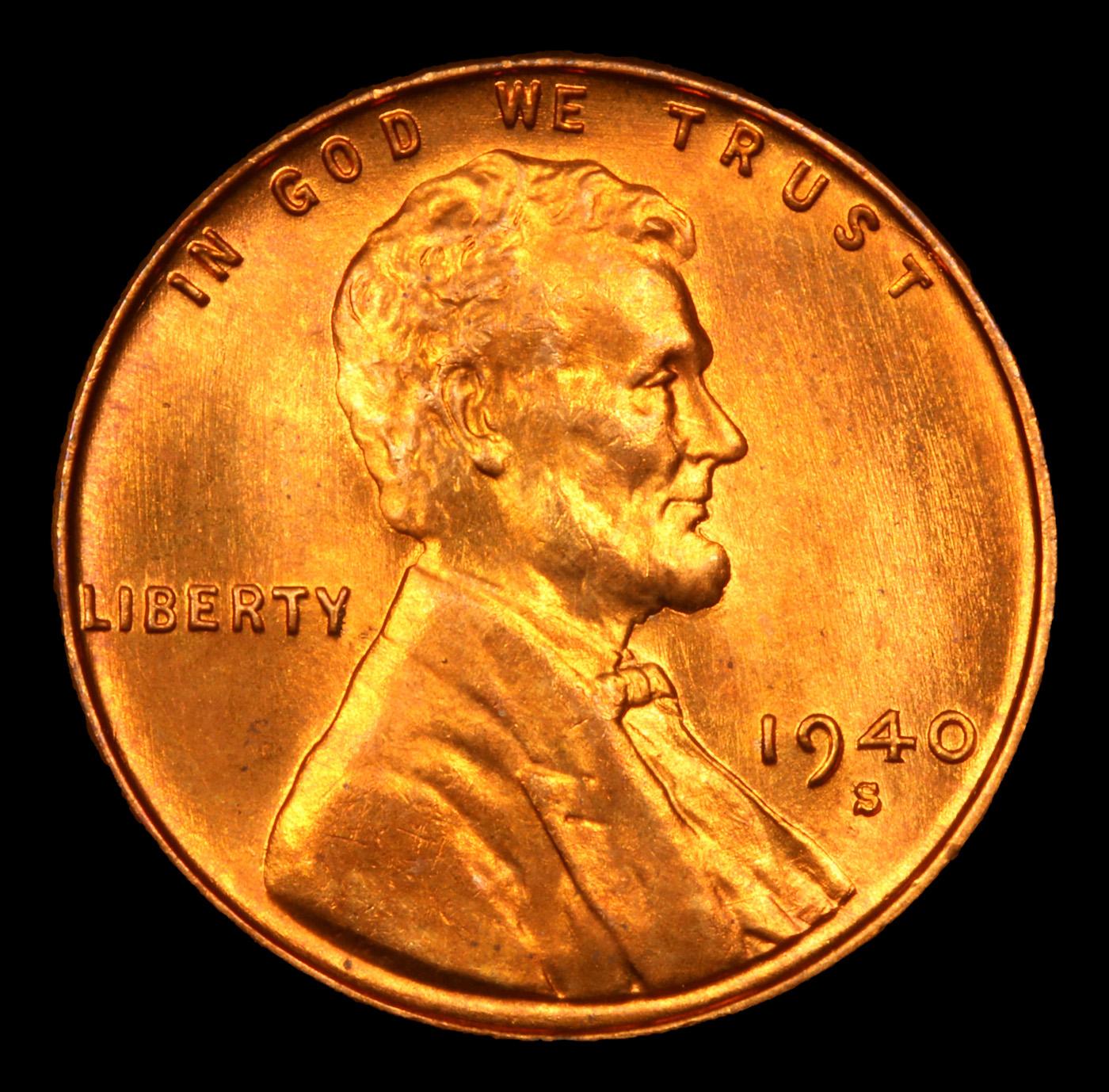 ***Auction Highlight*** 1940-s TOP POP! Lincoln Cent 1c Graded ms68 rd By SEGS (fc)