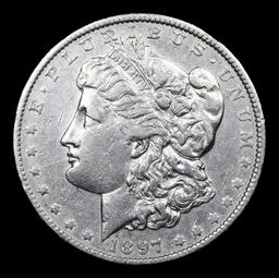 1897-o Morgan Dollar $1 Grades xf+