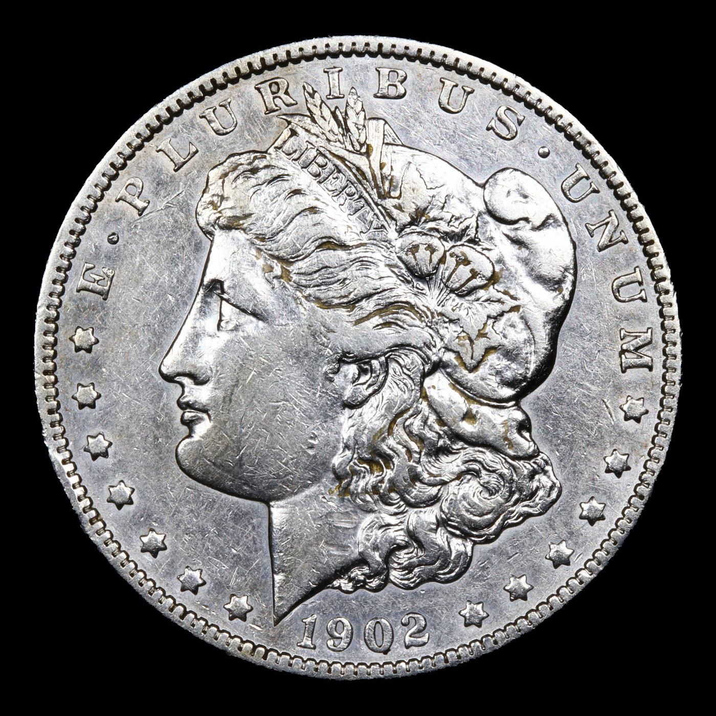 1902-p Morgan Dollar $1 Grades Select AU