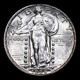 ***Auction Highlight*** 1928-d Standing Liberty Quarter 25c Graded ms66 FH By SEGS (fc)