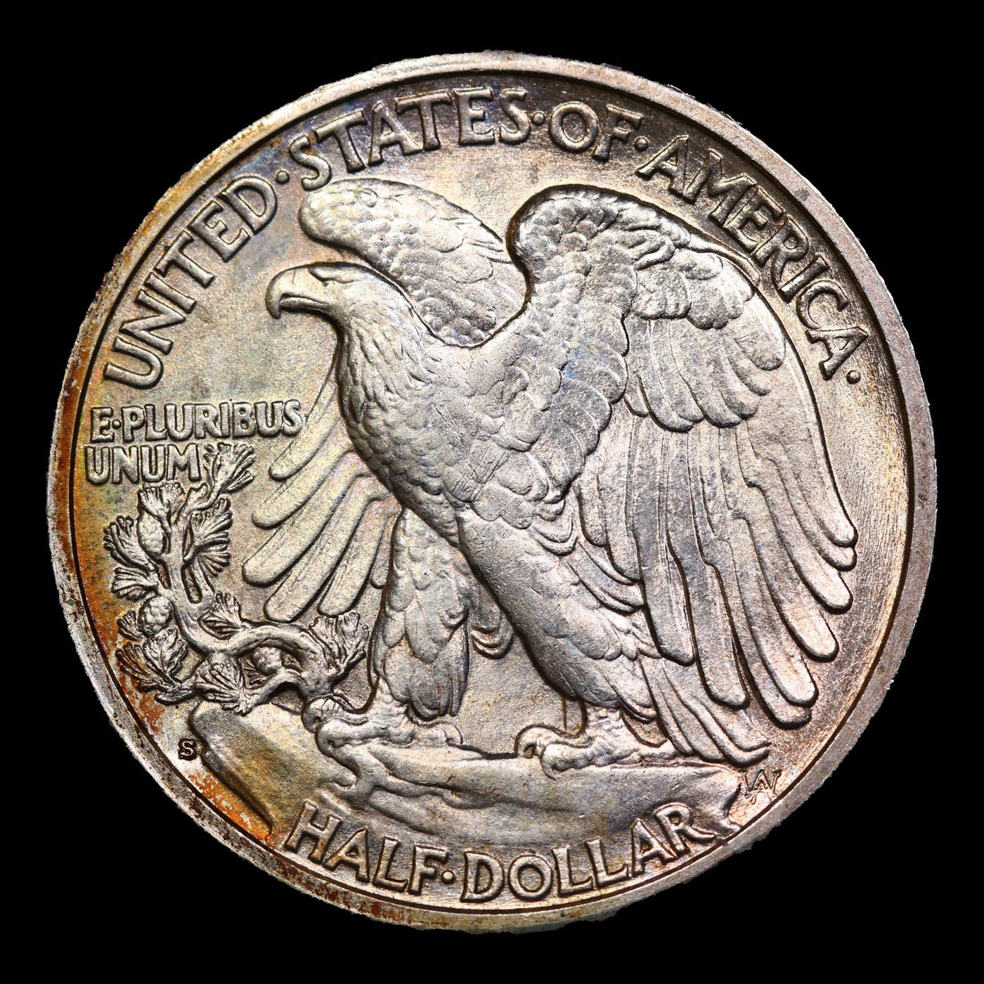 ***Auction Highlight*** 1929-s Walking Liberty Half Dollar 50c Graded ms63+ By SEGS (fc)