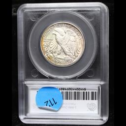 ***Auction Highlight*** 1929-s Walking Liberty Half Dollar 50c Graded ms63+ By SEGS (fc)