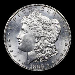 ***Auction Highlight*** 1899-s Morgan Dollar $1 Graded GEM+ Unc By USCG (fc)