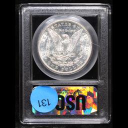 ***Auction Highlight*** 1899-s Morgan Dollar $1 Graded GEM+ Unc By USCG (fc)