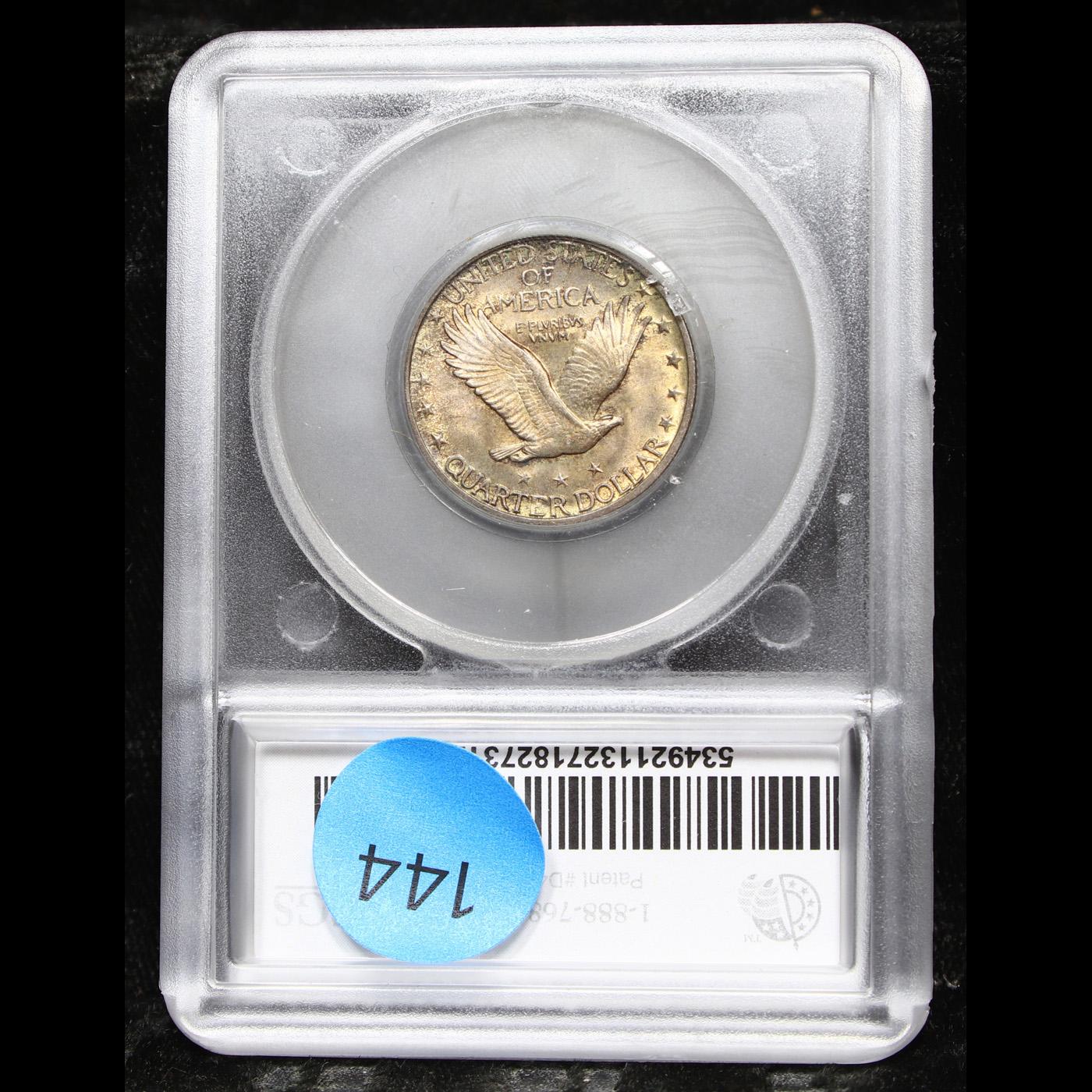 ***Auction Highlight*** 1917-d Ty II Standing Liberty Quarter 25c Graded ms65 By SEGS