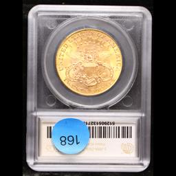 ***Auction Highlight*** 1904-s TOP POP! Gold Liberty Double Eagle $20 Graded ms66 By SEGS (fc)