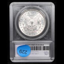 ***Auction Highlight*** 1889-p Morgan Dollar $1 Graded ms66+ By SEGS (fc)