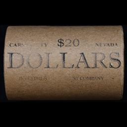 ***Auction Highlight***  AU/BU Slider Shotgun Peace $1 Roll 1923 & P Ends Virtually UNC (fc)