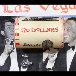 ***Auction Highlight*** Full Morgan/Peace Casino Las Vegas Sands silver $1 roll $20, 1921 & CC end (