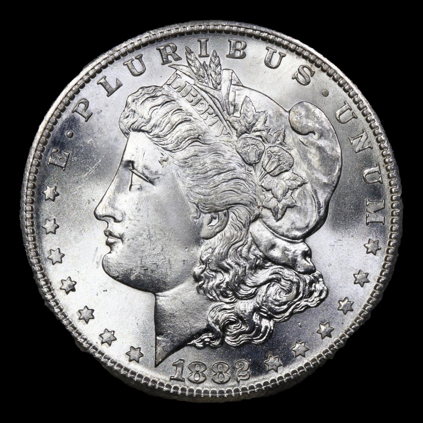 ***Auction Highlight*** 1882-s Morgan Dollar $1 Graded ms66+ By SEGS (fc)