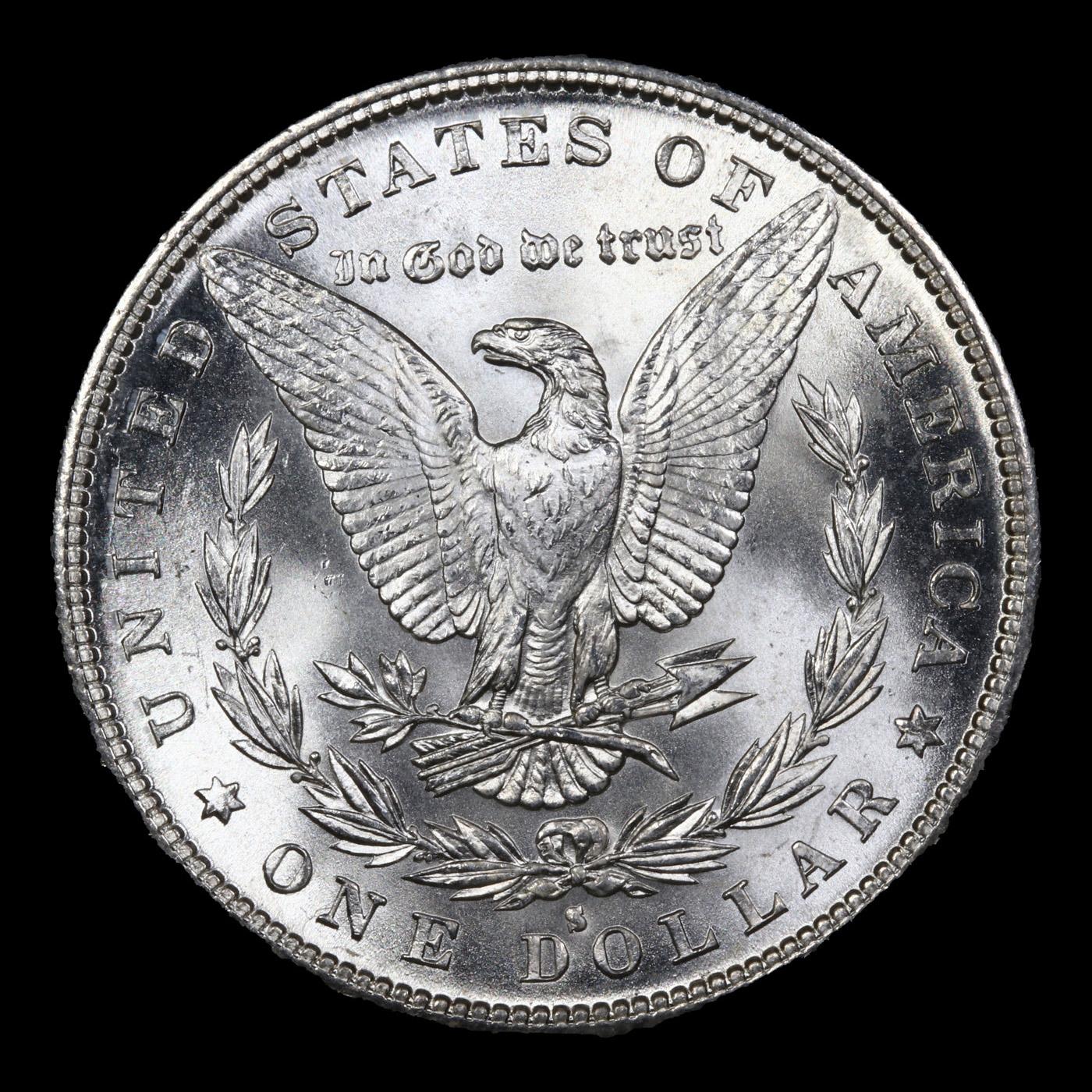 ***Auction Highlight*** 1882-s Morgan Dollar $1 Graded ms66+ By SEGS (fc)