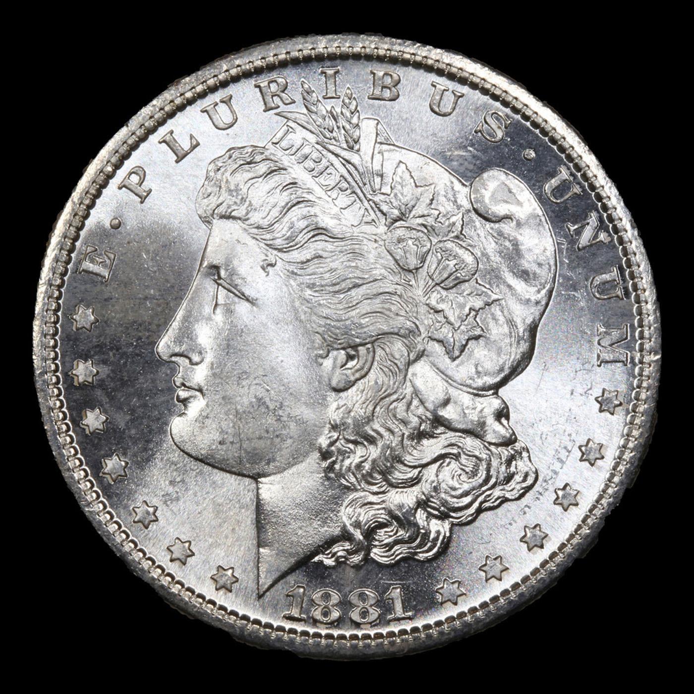 ***Auction Highlight*** 1881-s Morgan Dollar $1 Graded ms66+ By SEGS (fc)