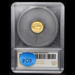 ***Auction Highlight*** 1922 Grant w/Star Gold Commem Dollar 1 Graded ms64 By SEGS (fc)