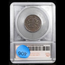 ***Auction Highlight*** 1804 Spiked Chin C-7 Draped Bust Half Cent 1/2c Graded xf45 By SEGS (fc)