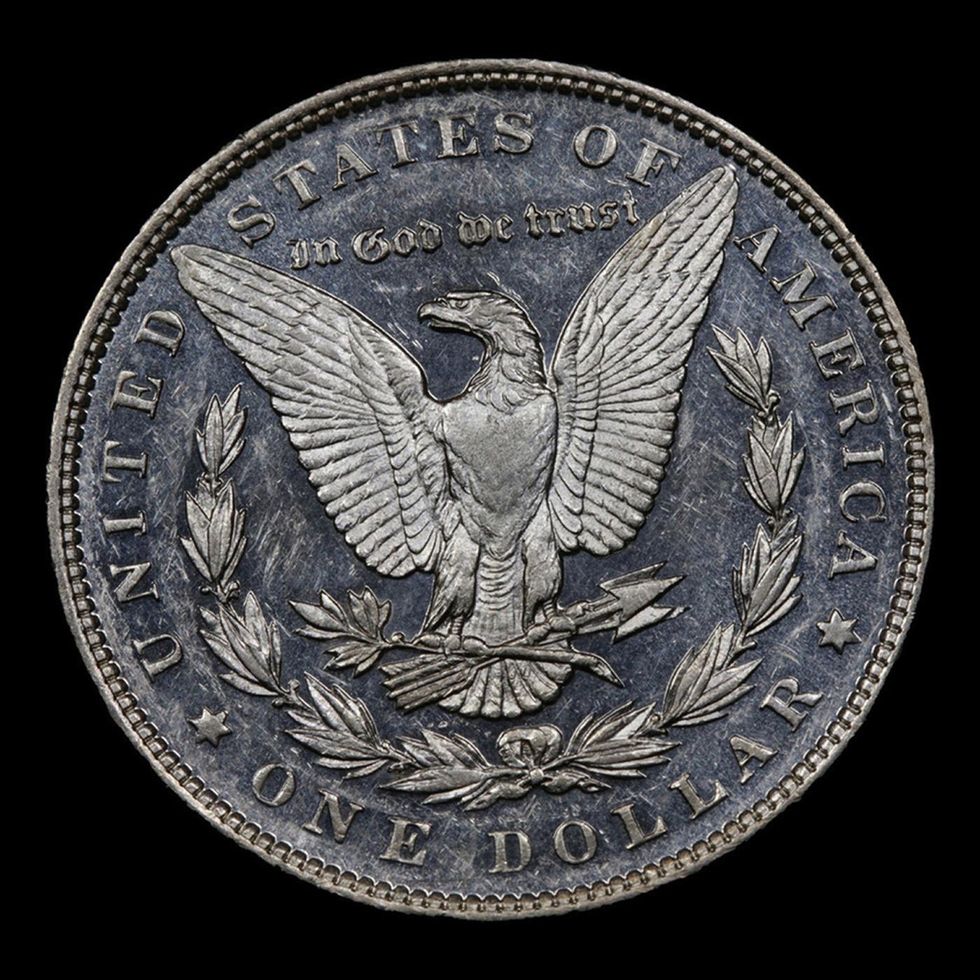 ***Auction Highlight*** 1893-p TOP POP! Morgan Dollar $1 Graded ms62+ DMPL By SEGS (fc)