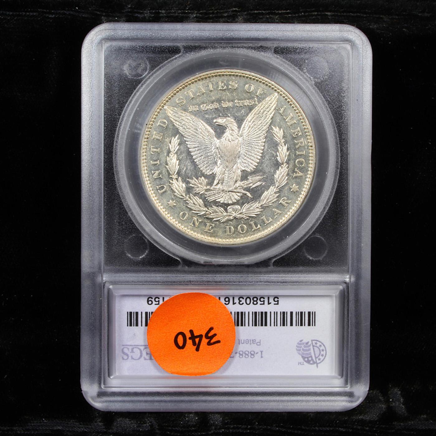 ***Auction Highlight*** 1893-p TOP POP! Morgan Dollar $1 Graded ms62+ DMPL By SEGS (fc)