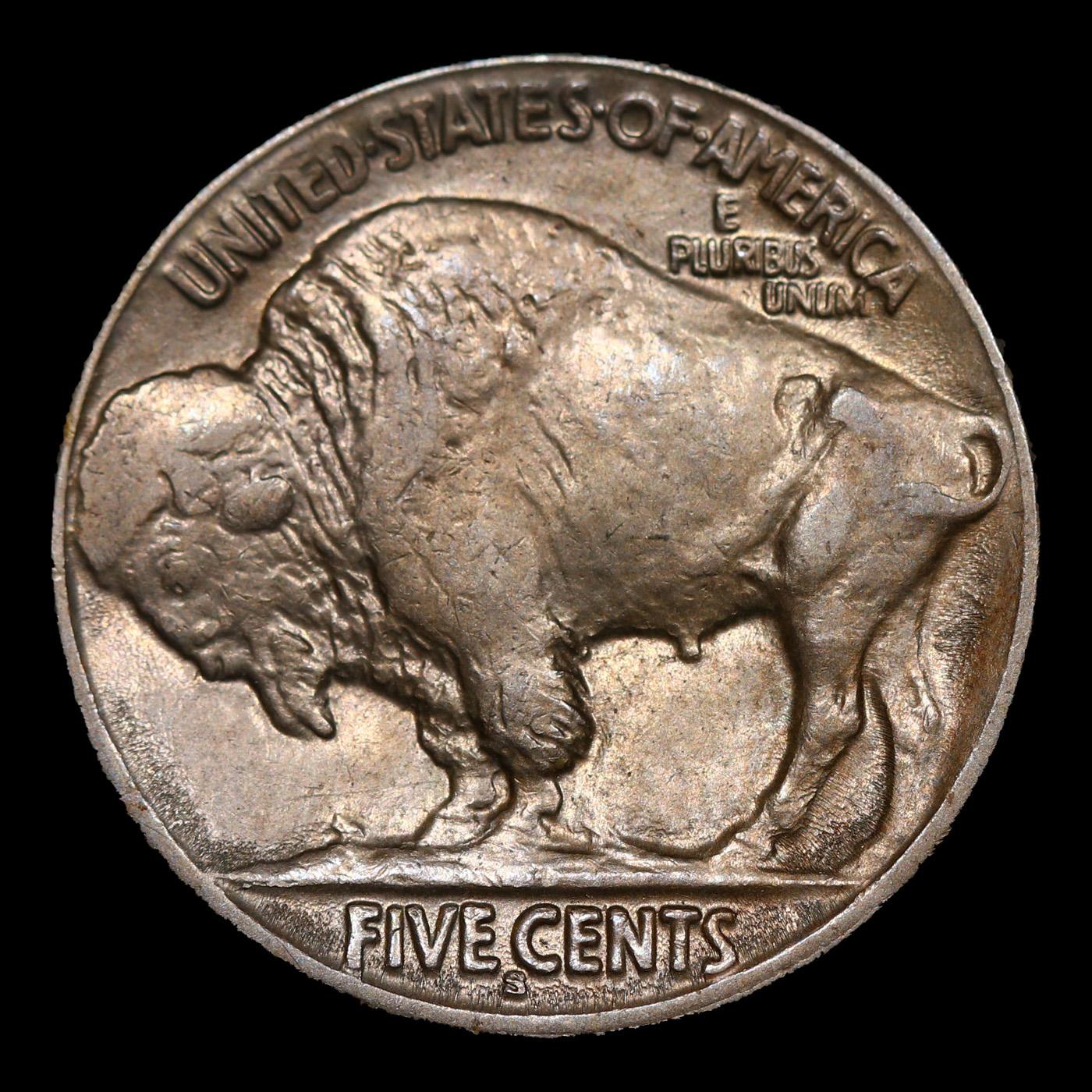 ***Auction Highlight*** 1917-s Buffalo Nickel 5c Graded au58 By SEGS (fc)