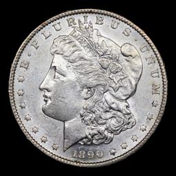 1890-s Morgan Dollar $1 Grades BU+